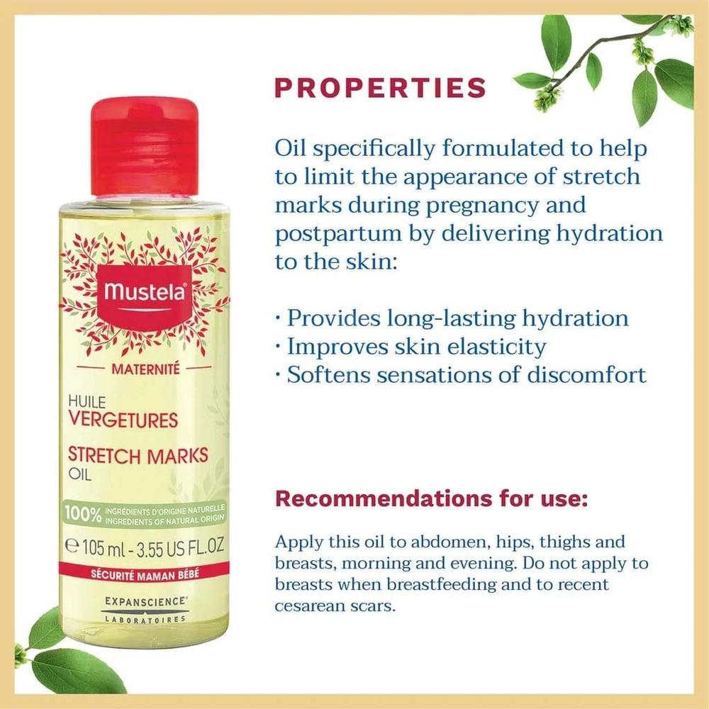 MUSTELA STRETCH MARK PREVENTION OIL 105ML 6