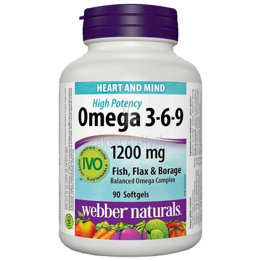 WN HIGH POTENCY OMEGA 3-6-9 1200MG SOFTGELS 90'S