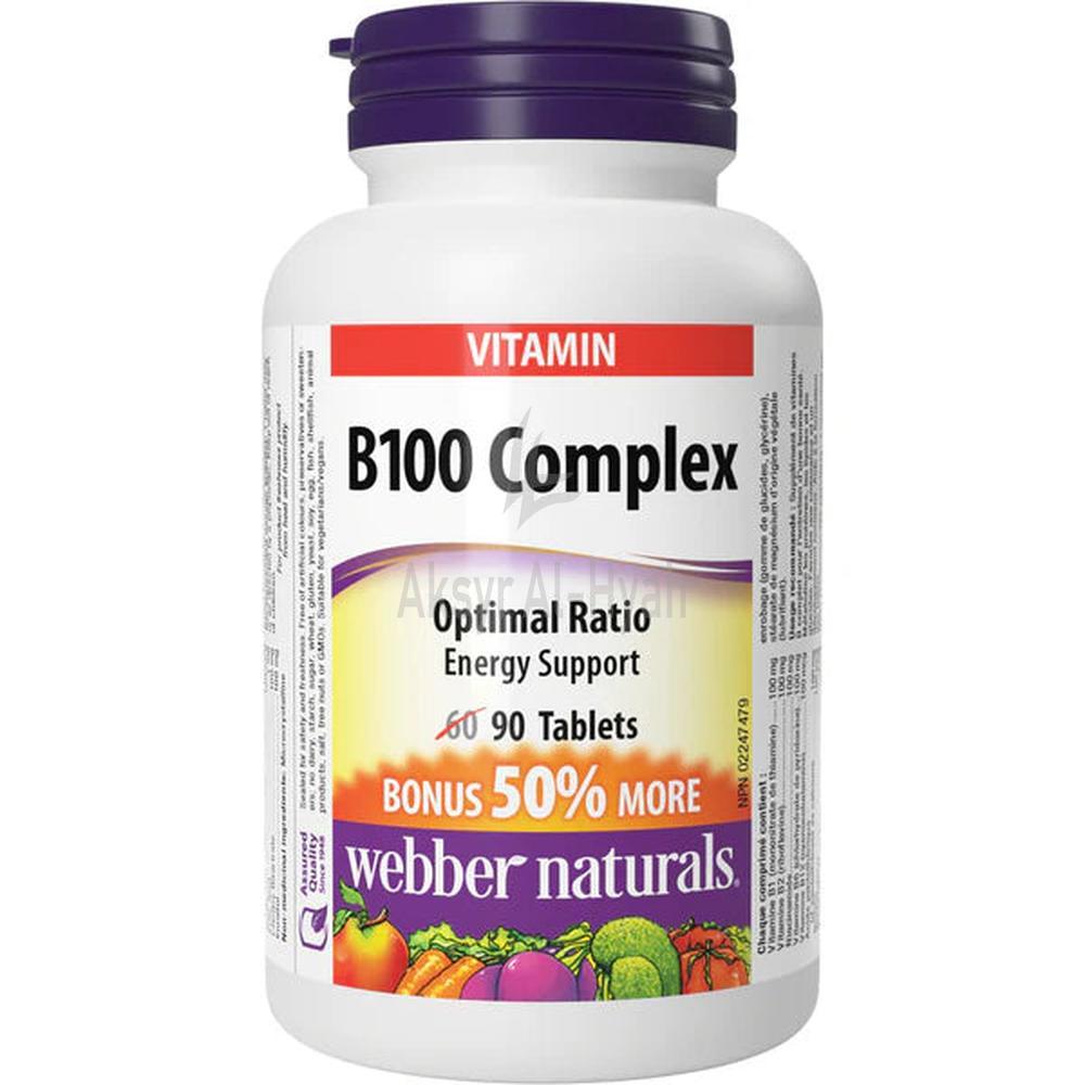 WN VITAMIN B100 COMPLEX TABLET 90'S