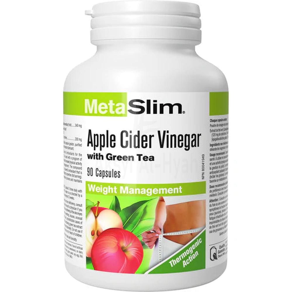 WN META SLIM APPLE CIDER VINEGAR&GREEN TEA CAP 90'S
