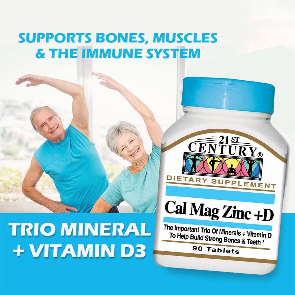 21 CH CAL MAG ZINC+D TAB 90'S #62604 3