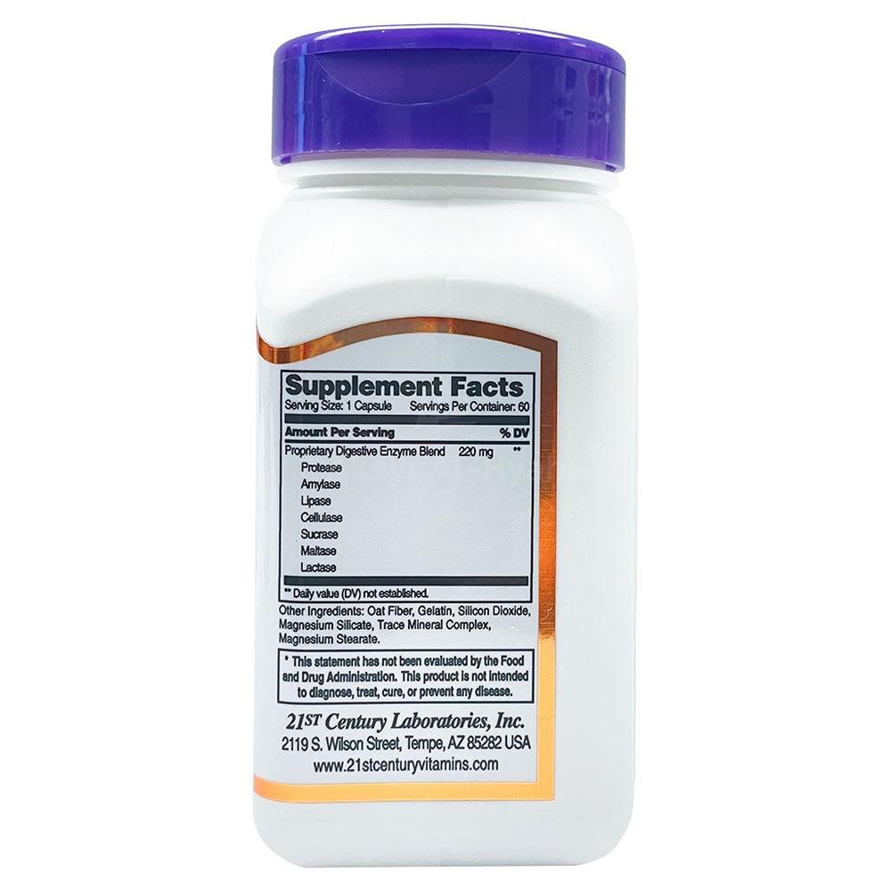 21 CH DIGESTIVE ENZYMES CAP 60'S #62605