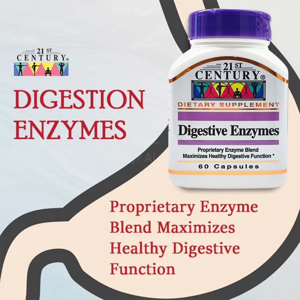 21 CH DIGESTIVE ENZYMES CAP 60'S #62605