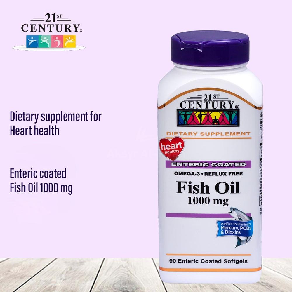 21 CH FISH OIL 1000MG SOFTGELS 90'S #62380