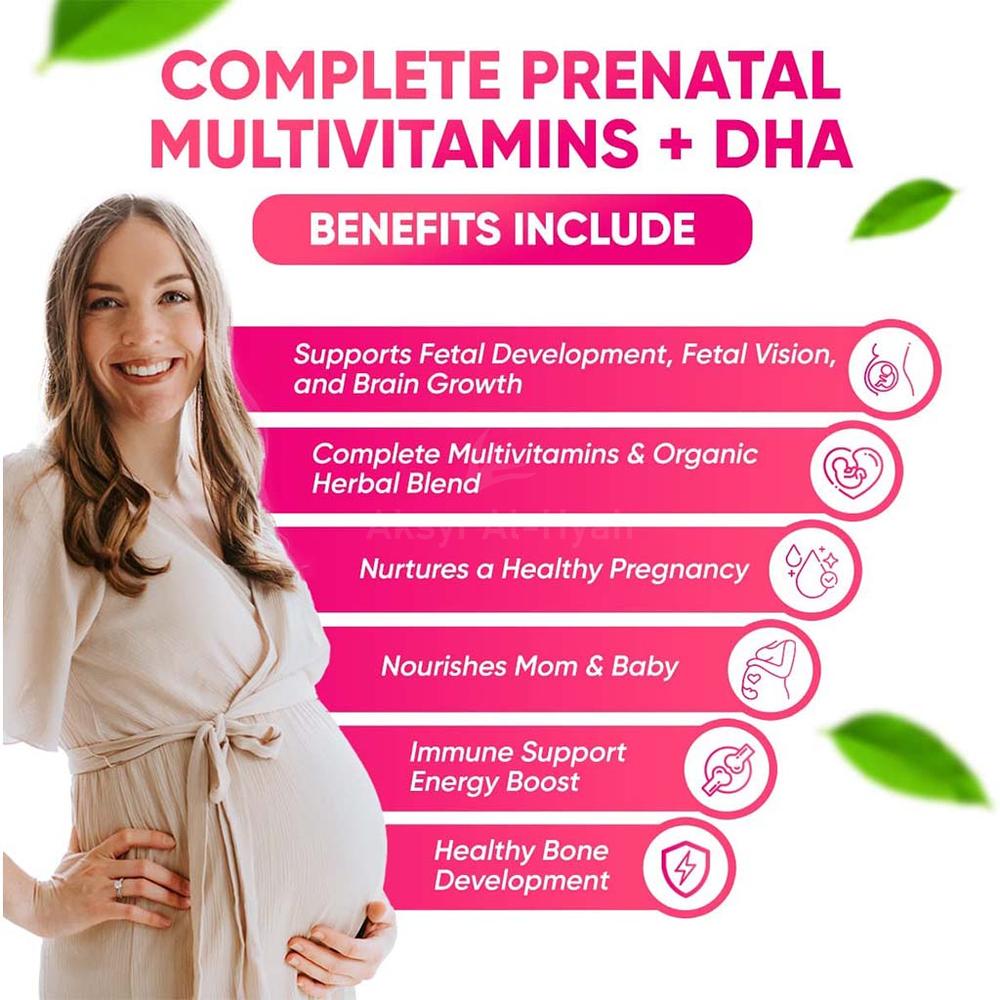 21 CH PRENATAL MULTI MINERALS+DHA 60TAB+60SOFTGELS #62381 3