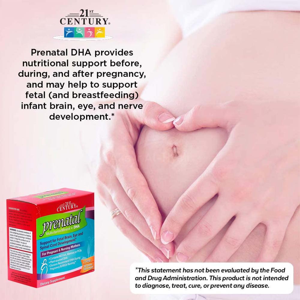 21 CH PRENATAL MULTI MINERALS+DHA 60TAB+60SOFTGELS #62381 6