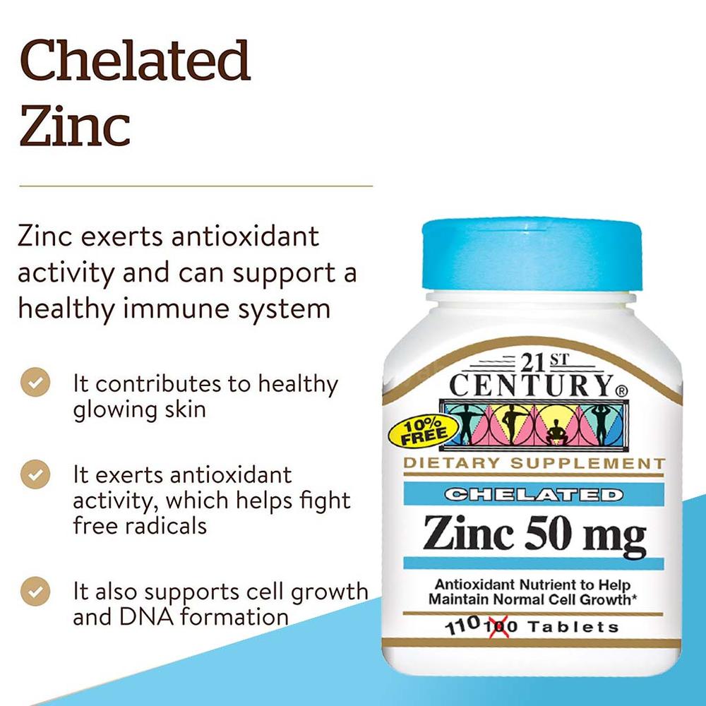 21 CH ZINC 50MG TABLETS 110'S #62602 1