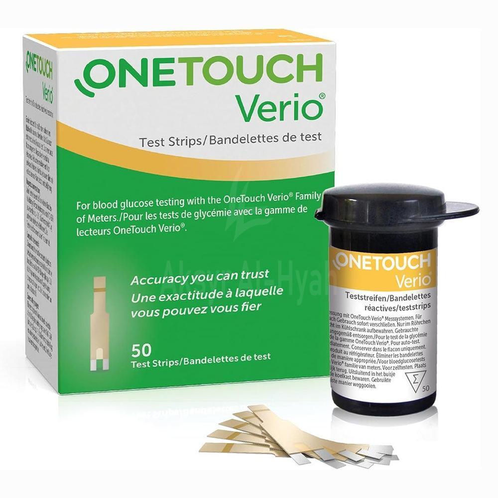 ONE TOUCH VERIO STRIPS 50'S