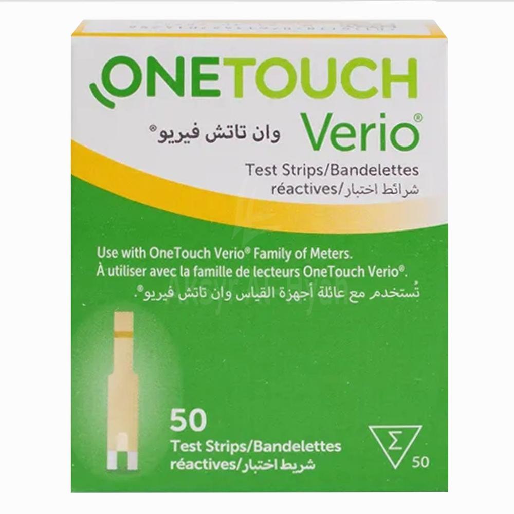 ONE TOUCH VERIO STRIPS 50'S