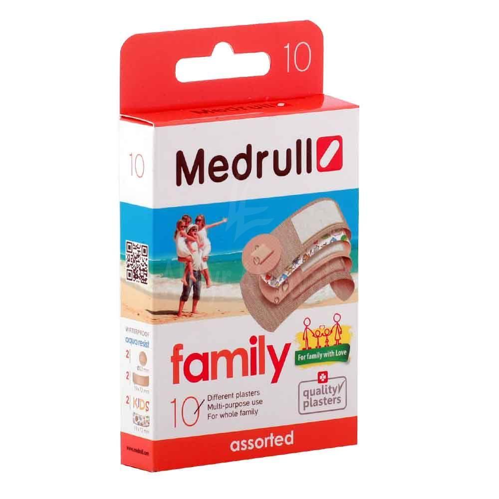MEDRULL PLASTER FAMILY ASST 10'S