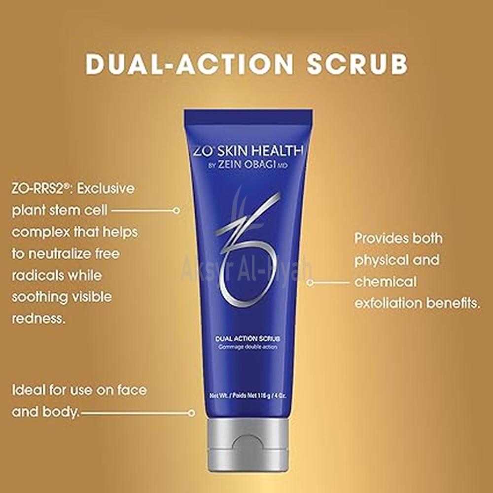 ZO SKIN DUAL ACTION SCRUB 116G#570523 2