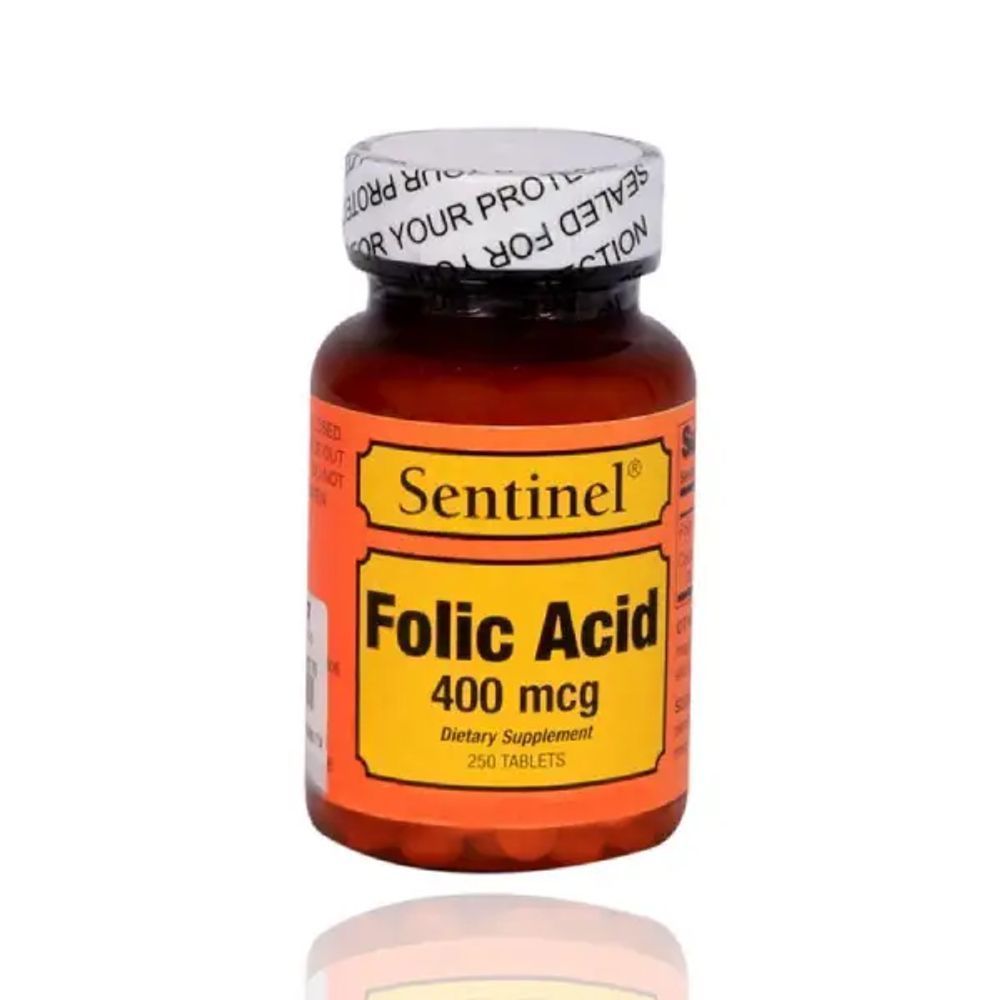 SENTINEL FOLIC ACID TABLET [400MCG) 250'S