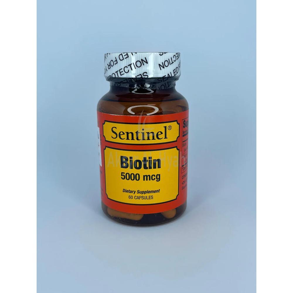 SENTINEL BIOTIN 5000MCG CAP 60'S