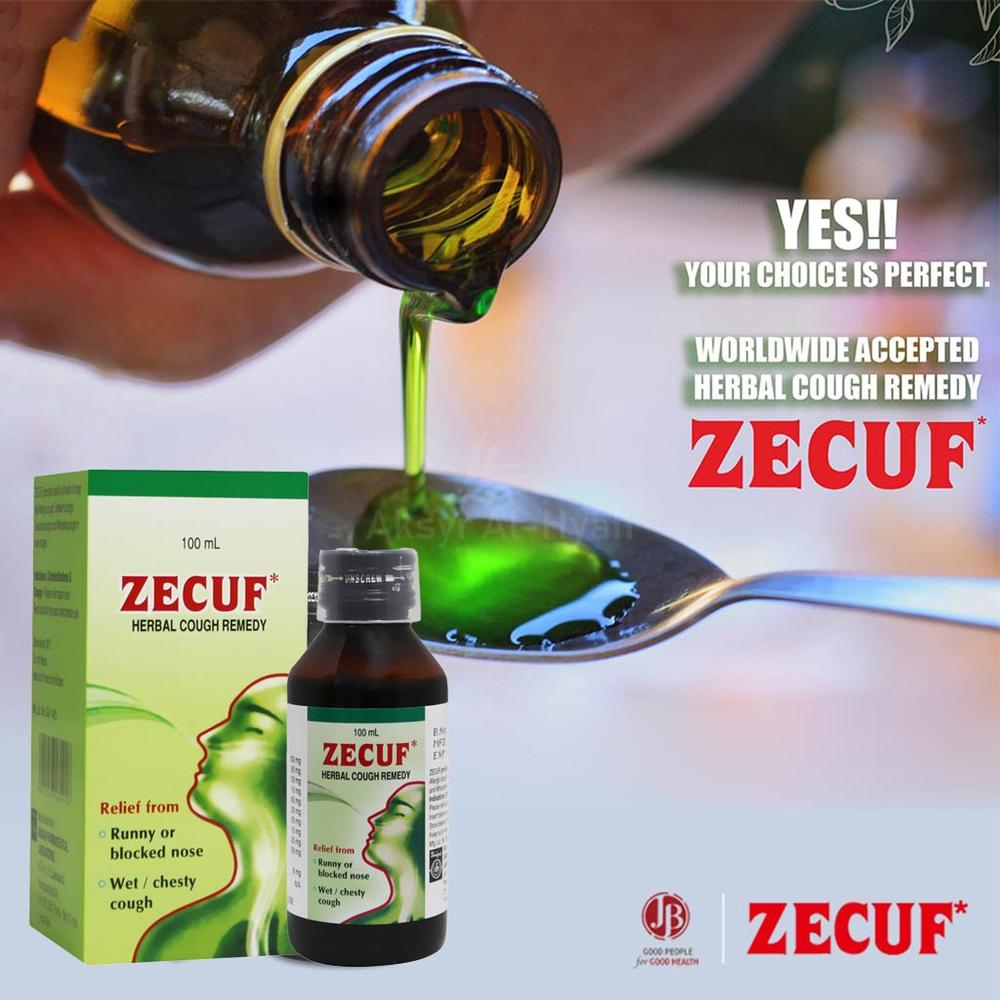 ZECUF HERBAL COUGH SYRUP 100ML 1