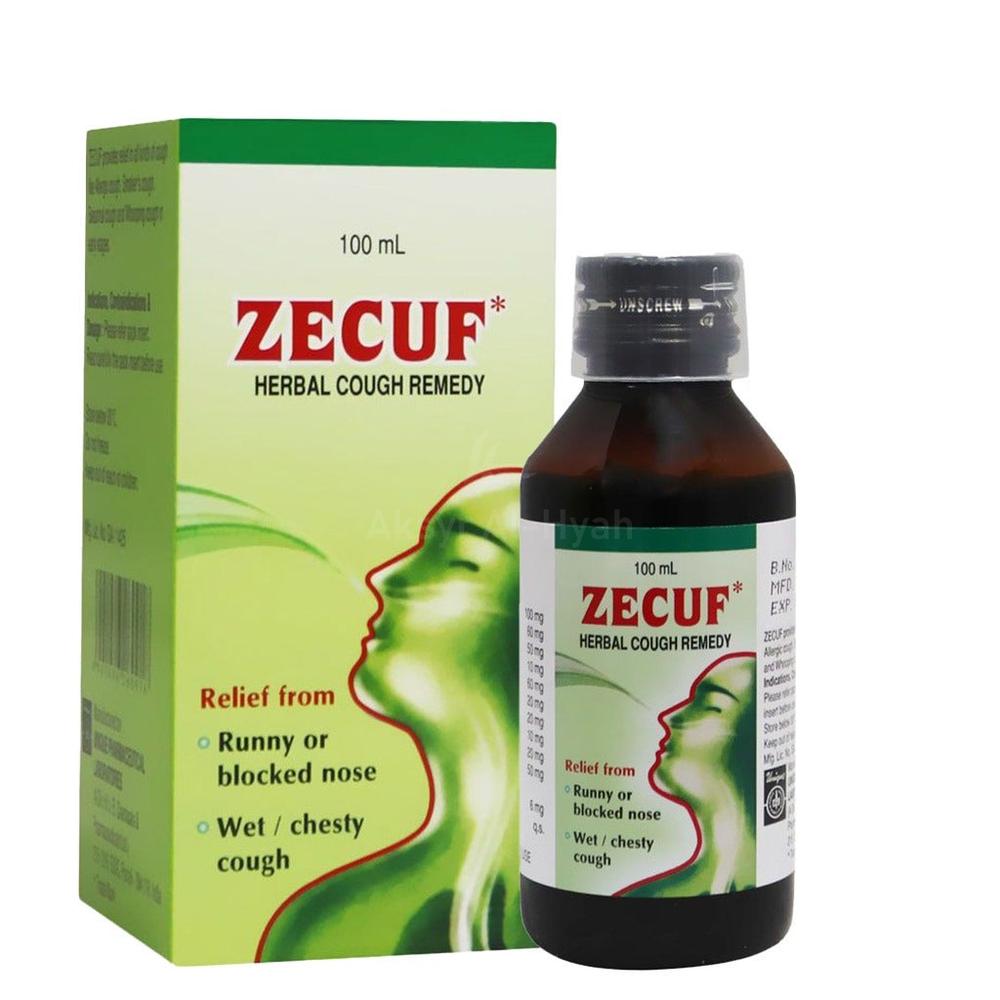ZECUF HERBAL COUGH SYRUP 100ML 4