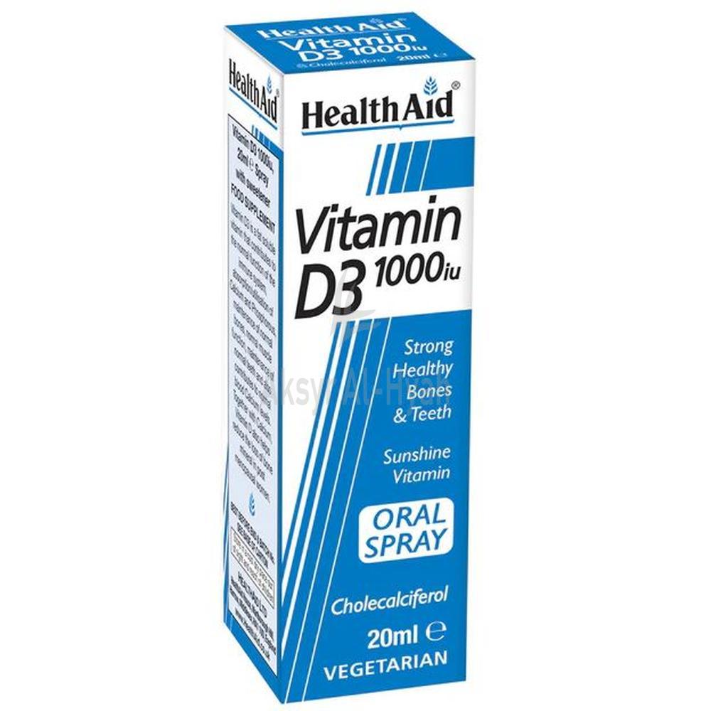 H/AID VITAMIN D3 1000 I.U. ORAL SPRAY 20ML
