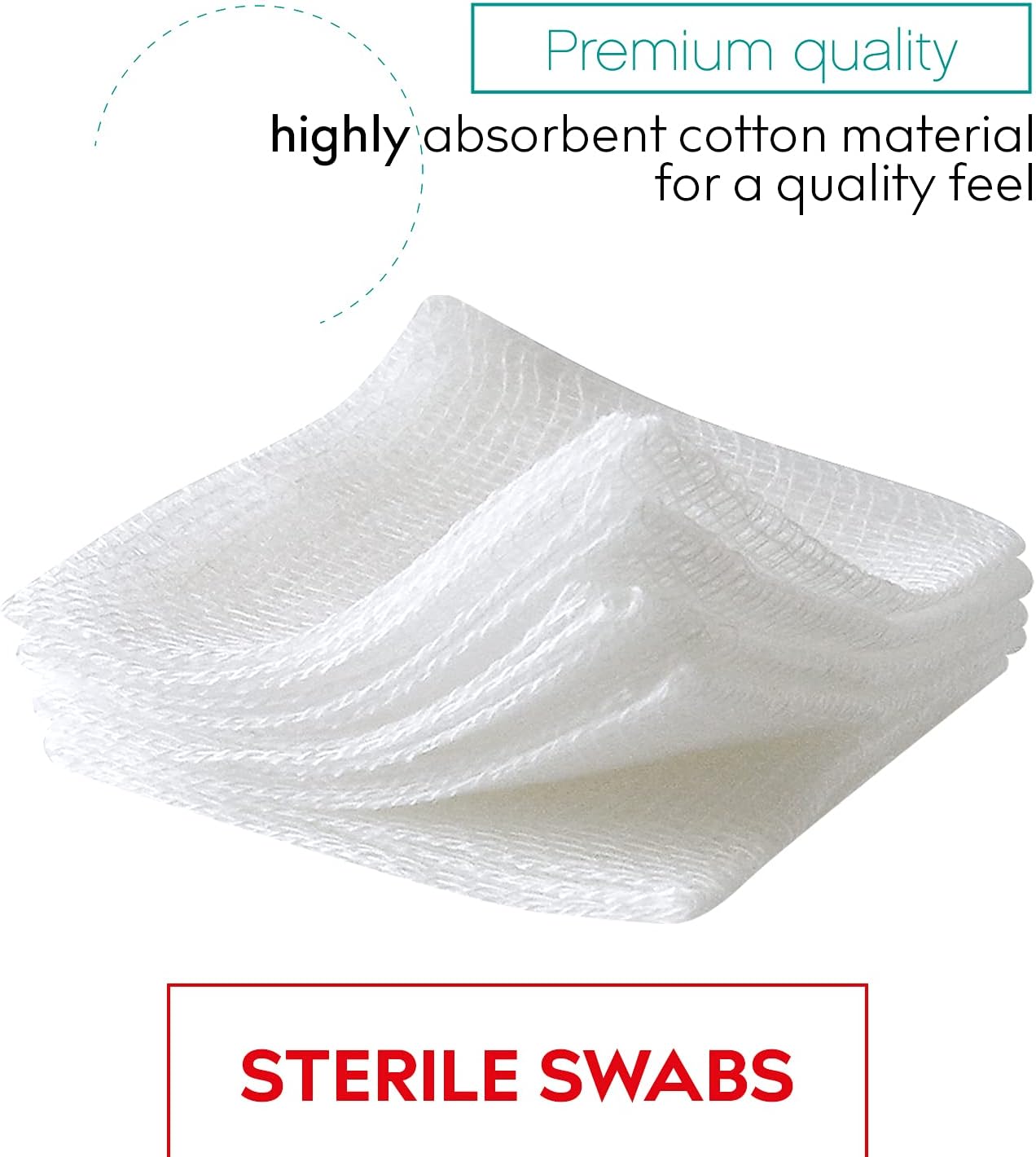 MEDRULL GAUZE SWAB 7.5X7.5 8PLY 20'S 1