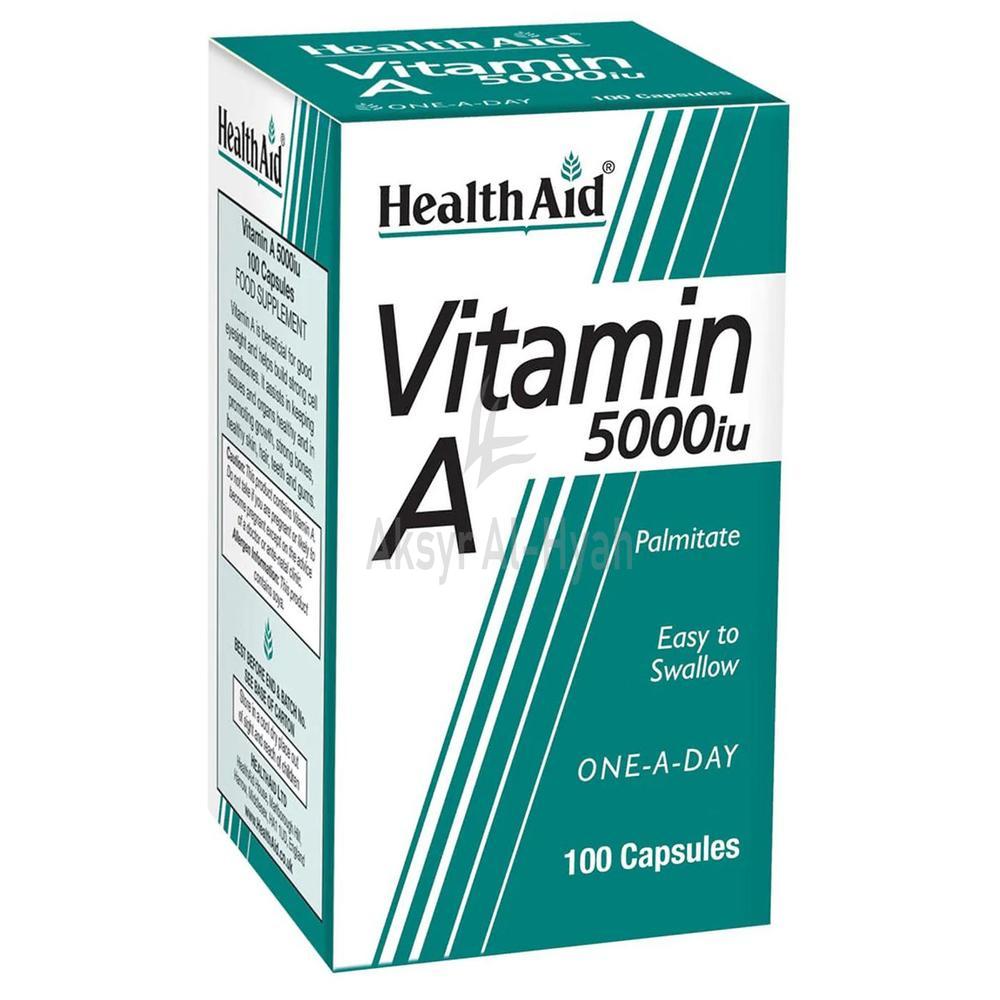 H/AID VITAMIN A 5000 I.U. CAPS 100'S