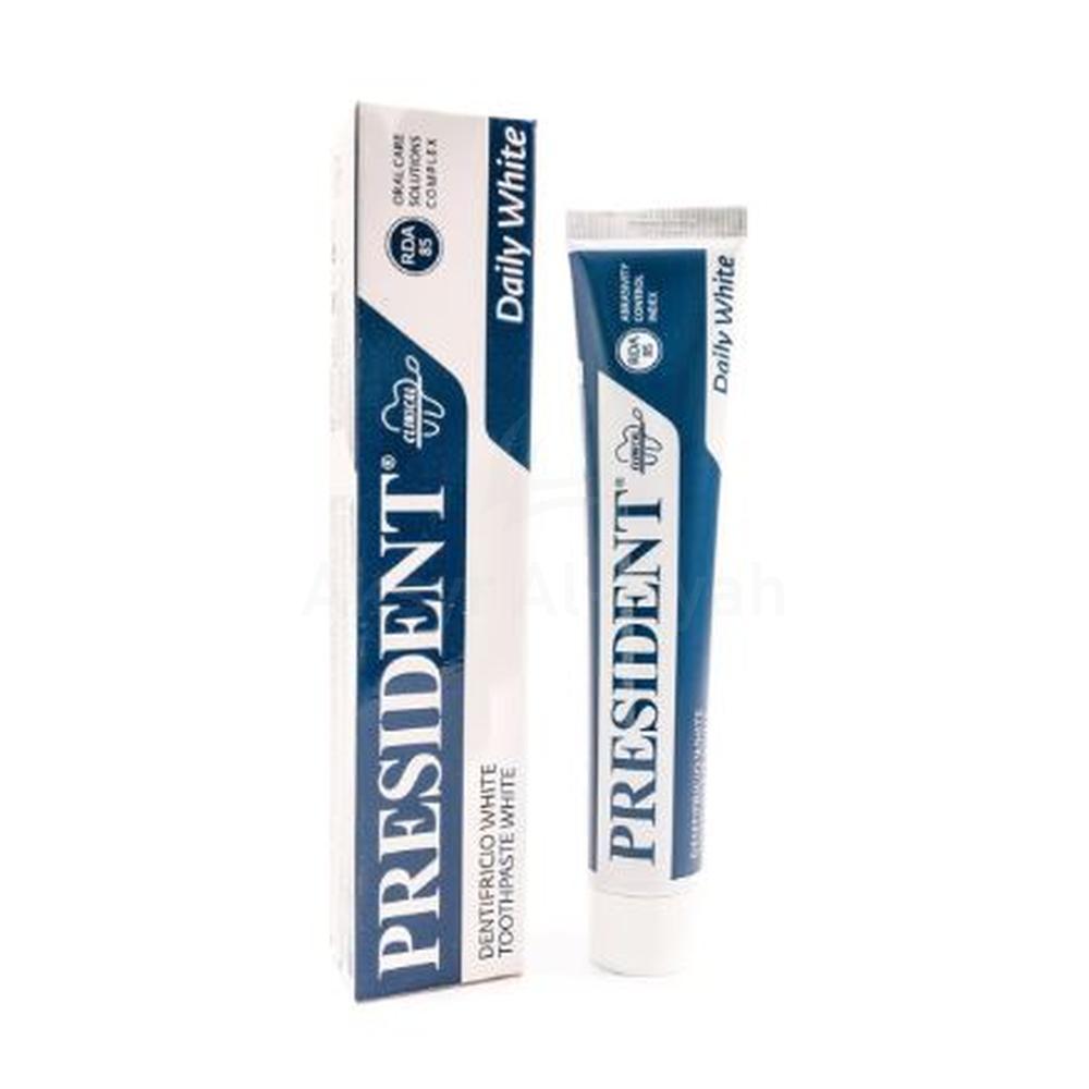 PRESIDENT WHITE TOOTH PASTE 75ML #16009 2