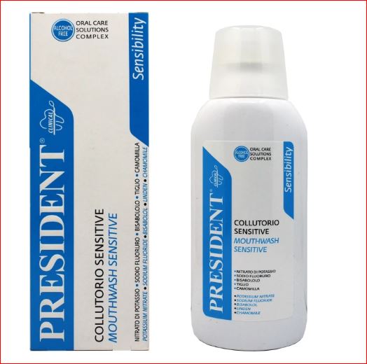 PRESIDENT SENSITIVE MOUTH WASH 250ML