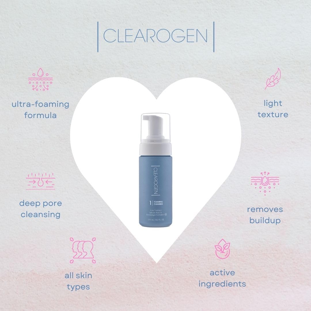 CLEAROGEN ACNE TREAT.FOAMING CLEANSER 125ML 4
