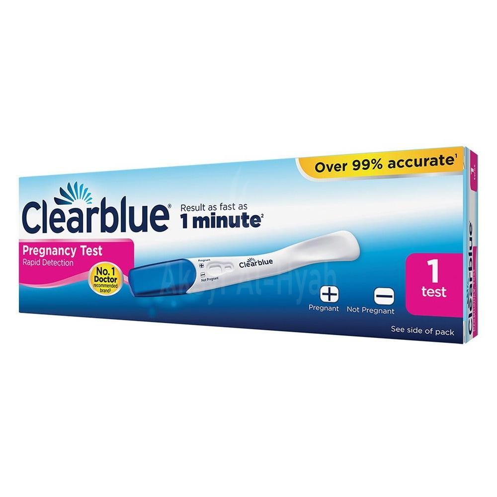 CLEARBLUE RAPID PREGNANCY TEST 1'S 5
