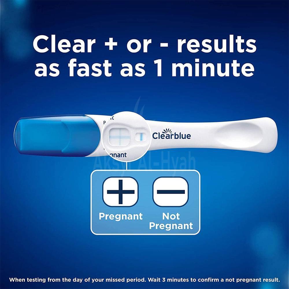 CLEARBLUE RAPID PREGNANCY TEST 1'S 7