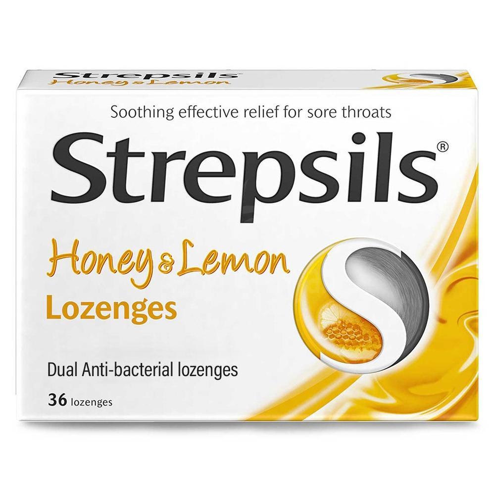 STREPSILS HONEY & LEMON LOZ..36'S#0900