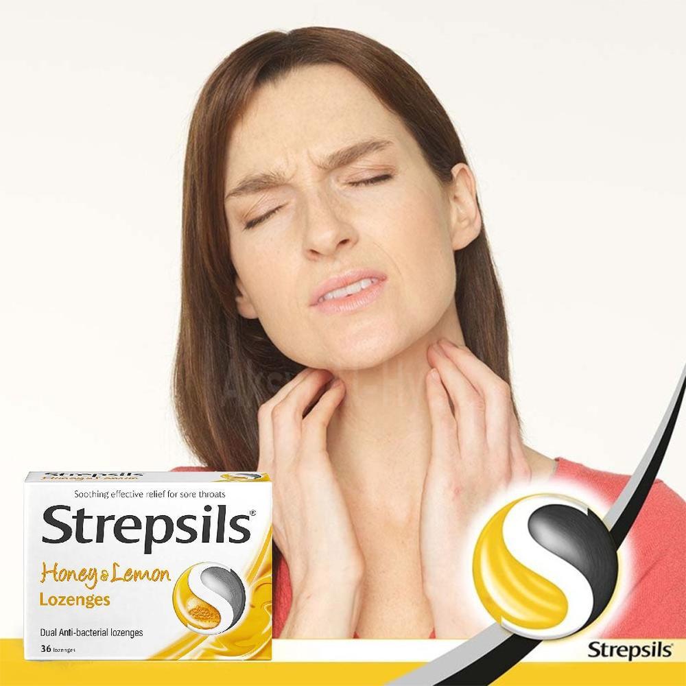 STREPSILS HONEY & LEMON LOZ..36'S#0900 3