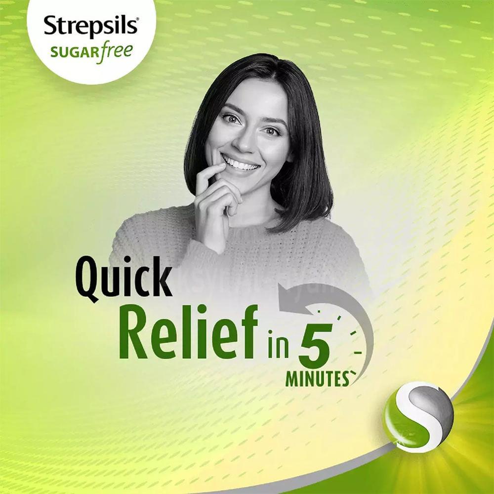 STREPSILS LEMON SUGAR FREE LOZ..36'S#0900 6