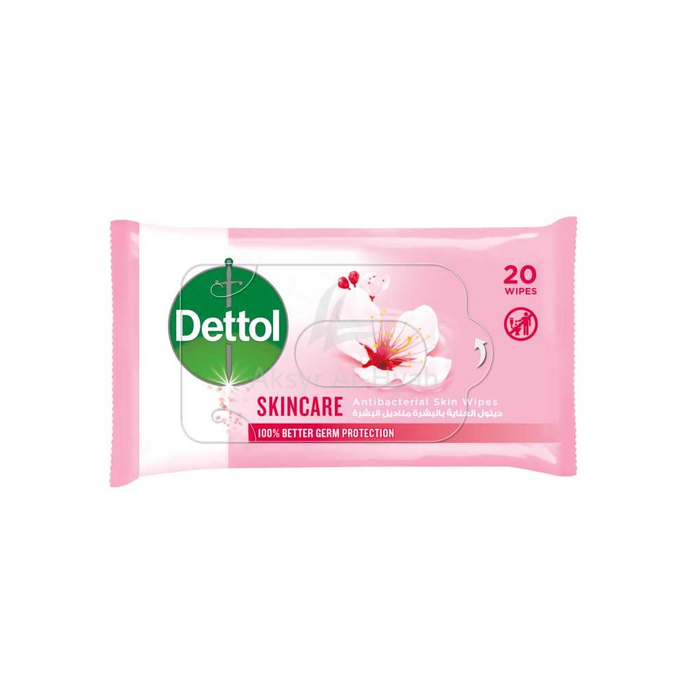 DETTOL SKINCARE WIPES 20'S #23900