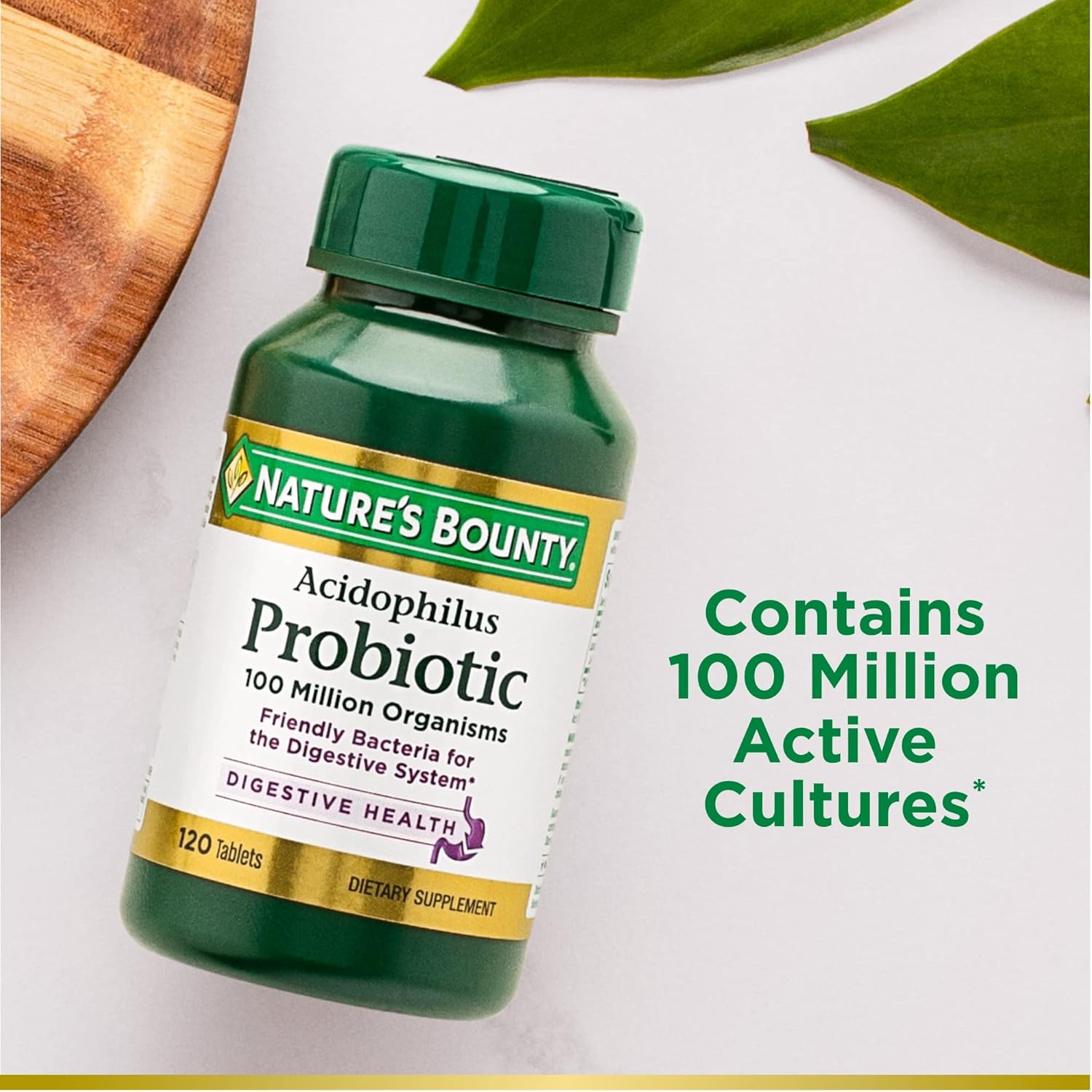 NAT.BOUNTY ACIDOPHILUS PROBIOTIC TAB 120'S 3