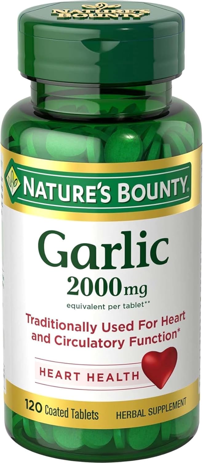 NAT.BOUNTY GARLIC 2000MG SOFTGELS 120'S