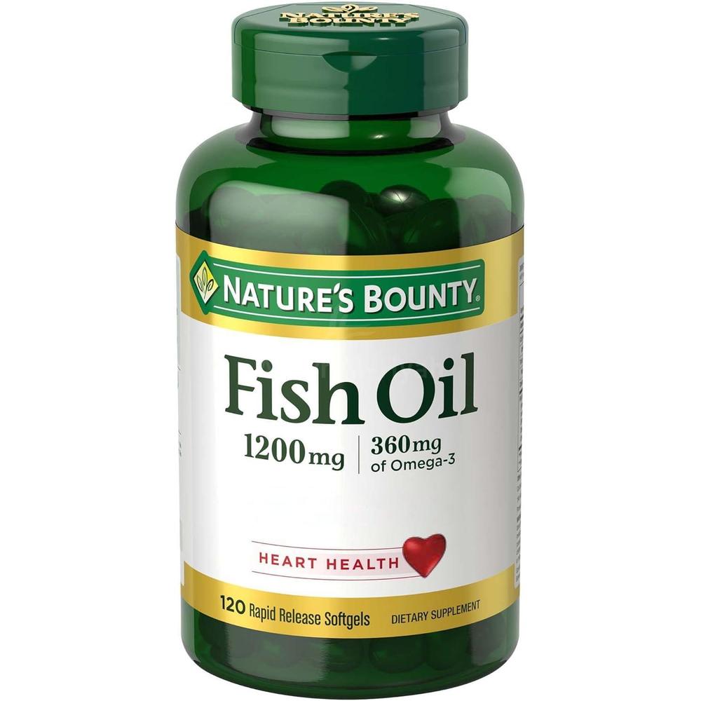 NAT.BOUNTY FISH OIL 1200MG/ OMEGA-3  SOFTGEL 120'S