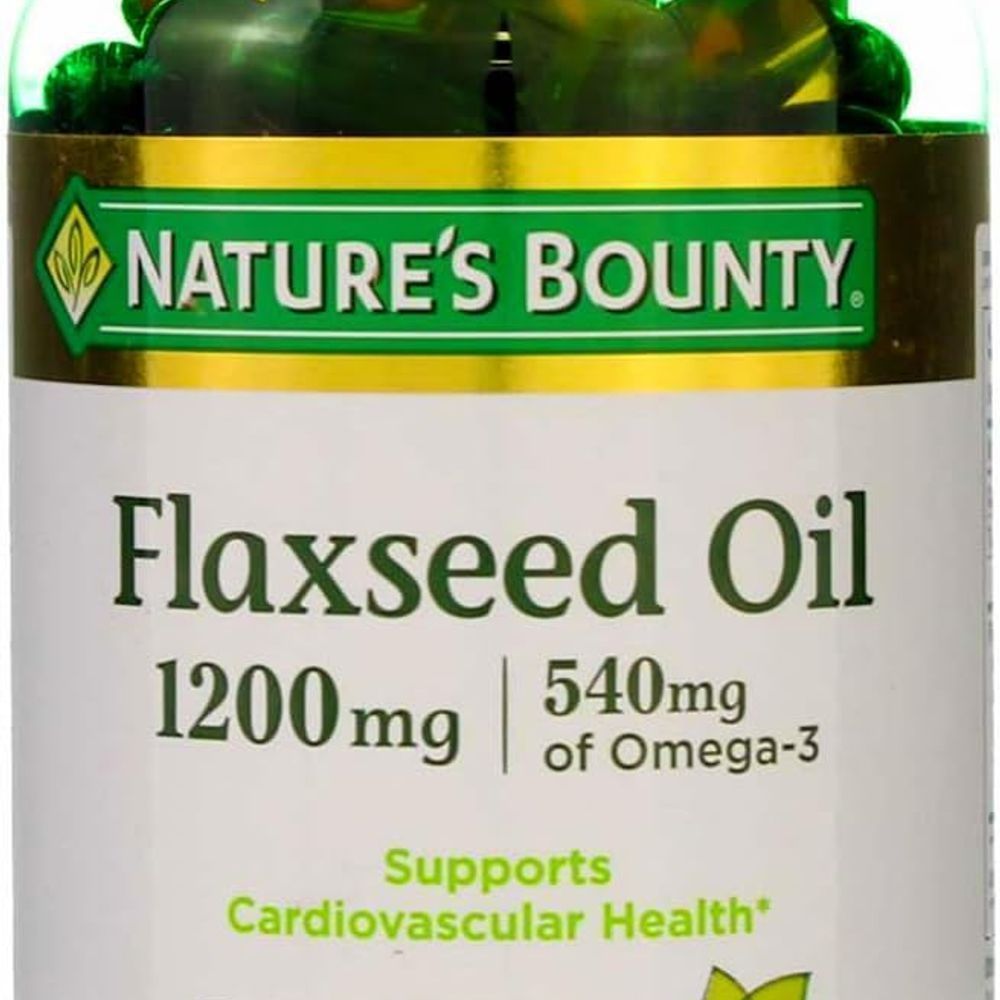 NAT.BOUNTY FLAXSEED OIL 1200MG SOFTGEL 125'S 2