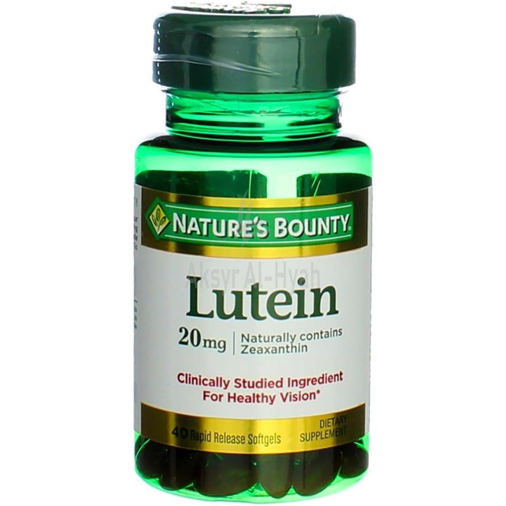 NAT.BOUNTY LUTEIN 20 MG SOFTGEL 40'S