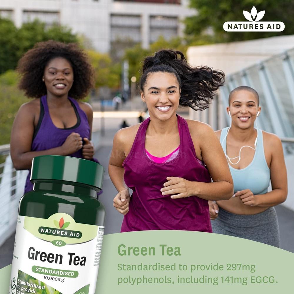 NAT.AID GREEN TEA 10 000MG TAB 60'S 1