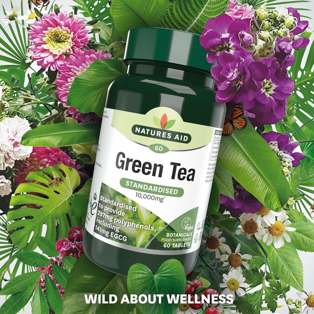 NAT.AID GREEN TEA 10 000MG TAB 60'S 6