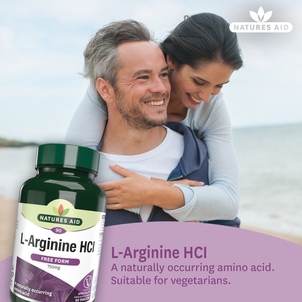 NAT.AID L-ARGININE HCL 750MG TAB 90'S 2