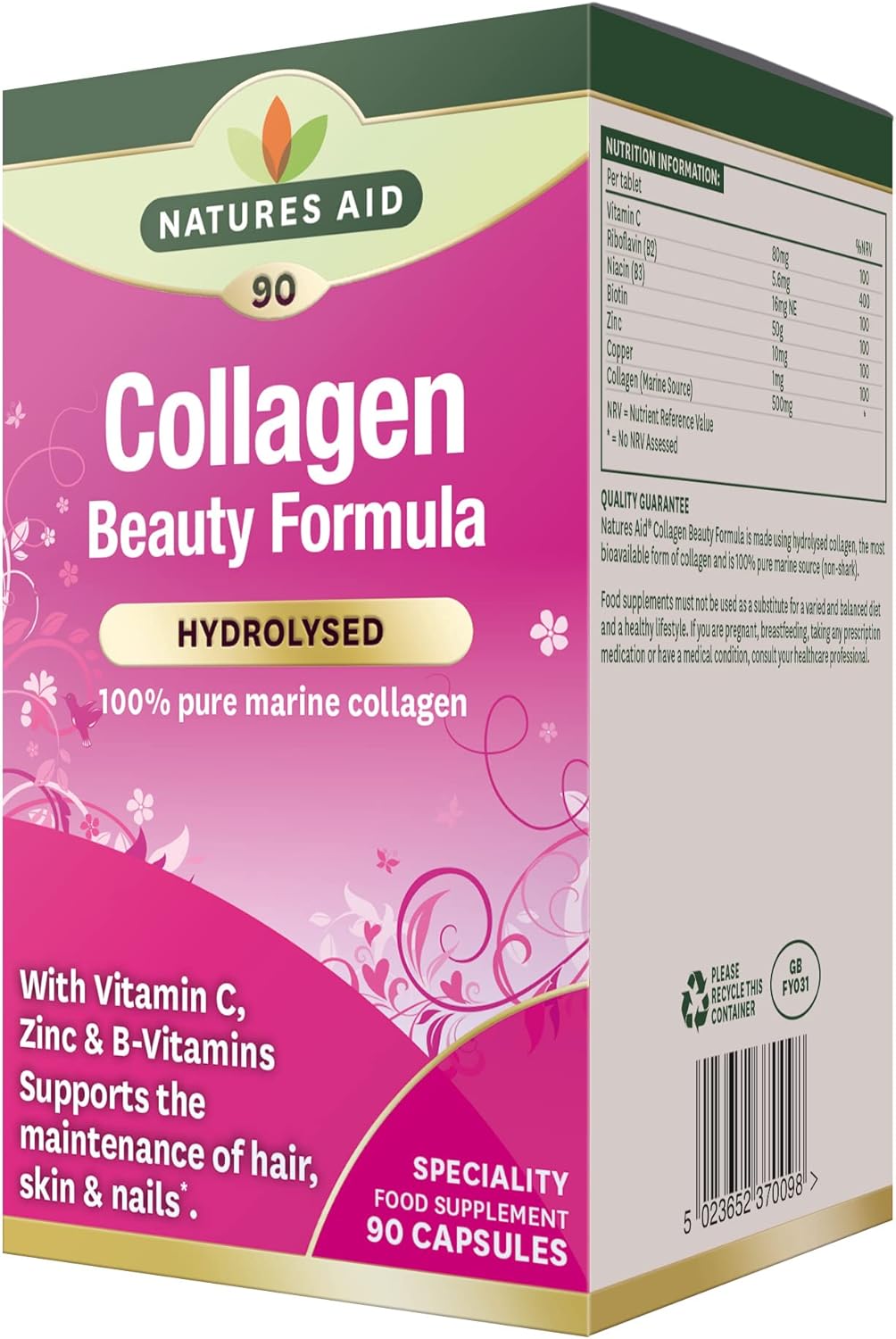 NAT.AID COLLAGEN BEAUTY FORMULA CAP 90'S