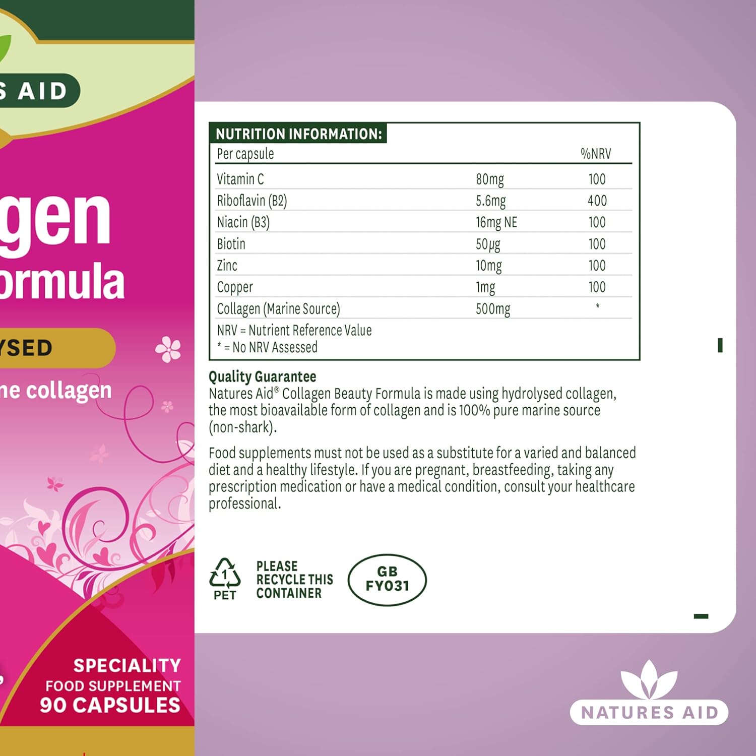 NAT.AID COLLAGEN BEAUTY FORMULA CAP 90'S