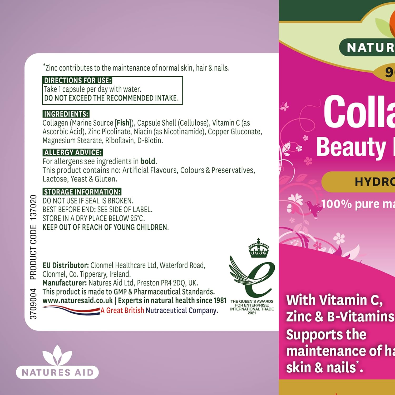NAT.AID COLLAGEN BEAUTY FORMULA CAP 90'S