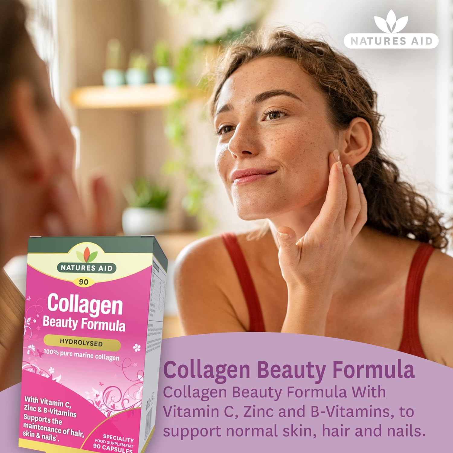 NAT.AID COLLAGEN BEAUTY FORMULA CAP 90'S