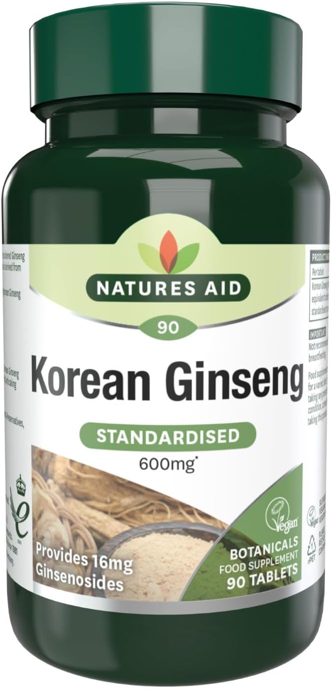 NAT.AID KOREAN GINSENG 600MG TAB 90'S