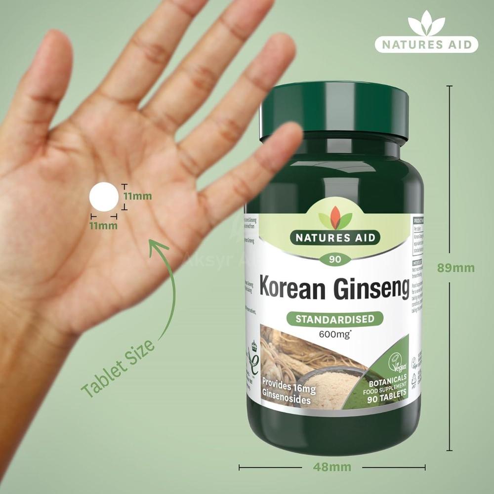 NAT.AID SIBERIAN GINSENG 600MG TAB 90'S 2