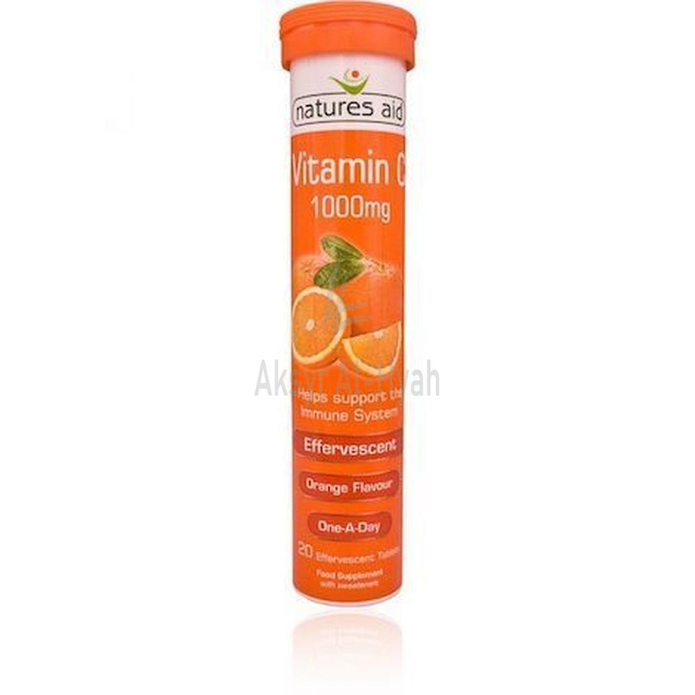 NAT.AID VIT.C 1000 EFFERVESCENT TAB 20'S