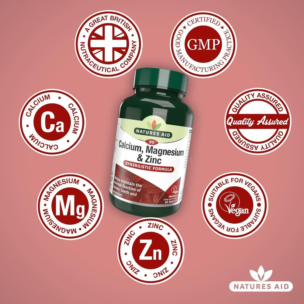 NAT.AID CAL/MAG/ZINC TABLET 90'S 2