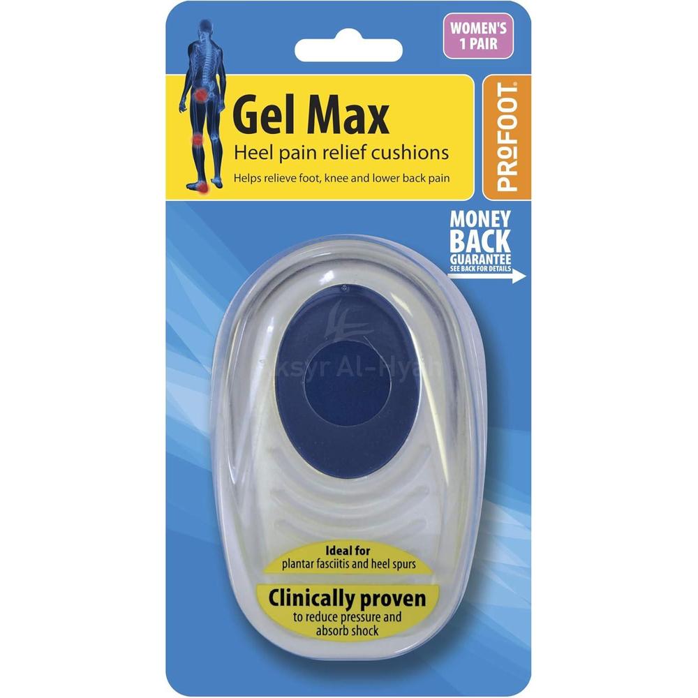 PF GEL HEEL HALF CUSHION WOMEN'S PAIR