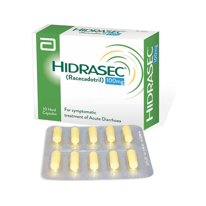 HIDRASEC 100MG CAP 10'S 1