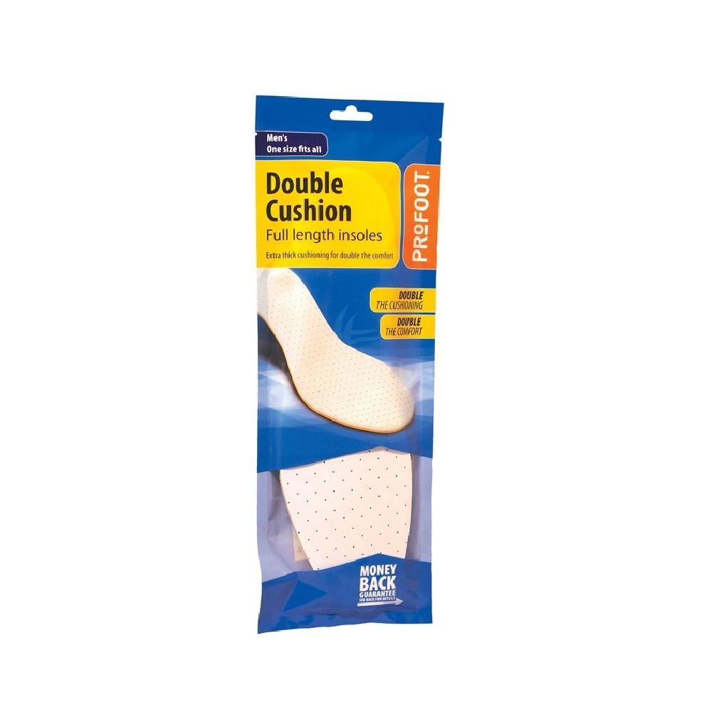 PF DOUBLE CUSHION FULL INSOLES MEN'S PAIR